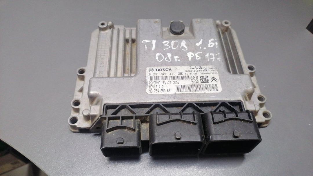 Блок управления двигателем R2UU5X Peugeot 308