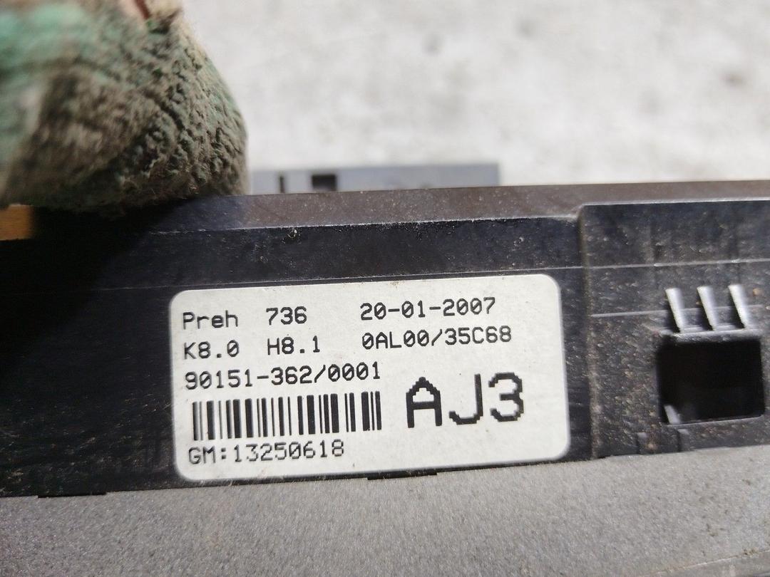 Блок управления печки/климат-контроля 2NDFJ4 Opel Astra купить в магазине запчастей бу