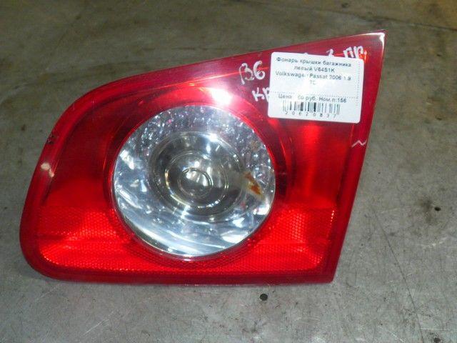 Фонарь крышки багажника левый V64S1K Volkswagen Passat