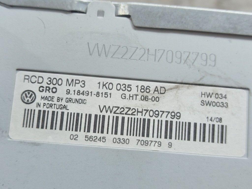 Магнитола 6DZB8D Volkswagen Jetta - Фото 5