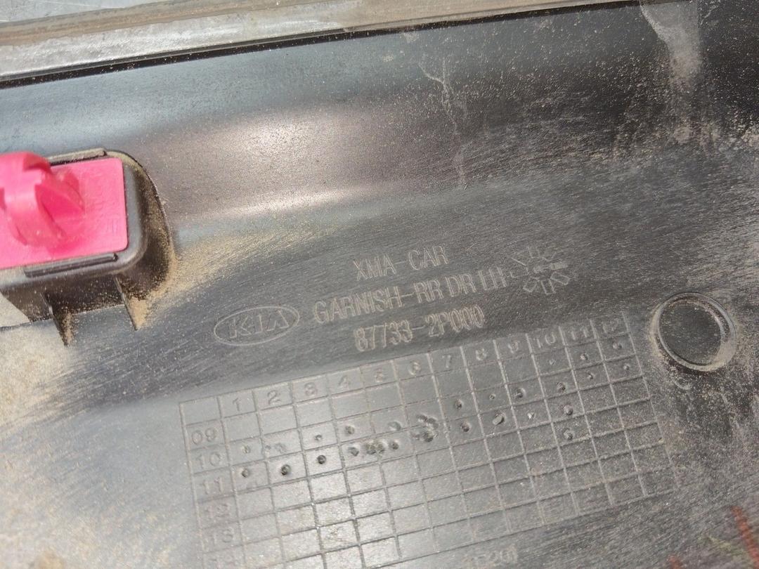 Молдинг двери задней левой WOIJPR Kia Sorento - Фото 5