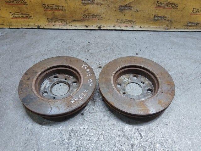 Диск тормозной передний 02BD8R Toyota Yaris купить с доставкой