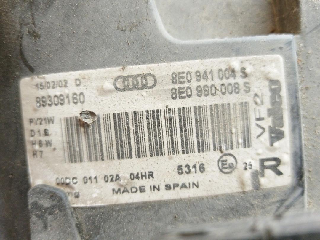 Фара правая 1F5SCZ Audi A4 купить на авторазборке