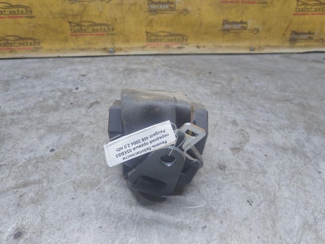 Ремень безопасности передний правый 03XSG3 Peugeot 406 - Фото 3