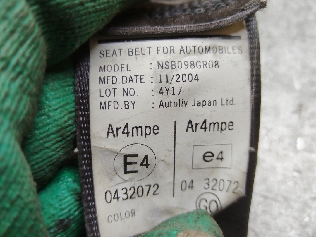 Ремень безопасности передний правый 1T7589 Honda Accord купить с доставкой