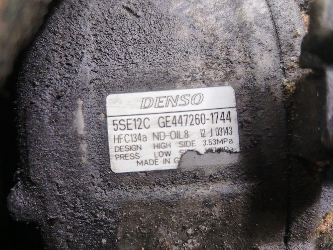 Компрессор кондиционера 0IYPDM Toyota Avensis - Фото 6