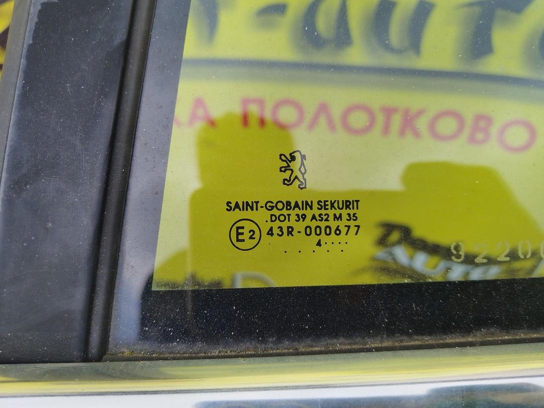 Стекло двери задней левой S7FSMQ Peugeot 607 - Фото 3