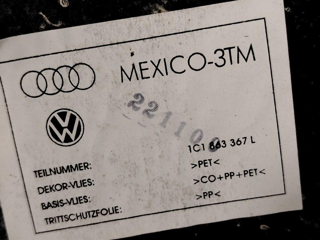 Ковер салонный UW4BMG Volkswagen Beetle - Фото 8