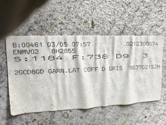 Обшивка багажника 2K7EC5 Peugeot 406 купить в магазине запчастей бу