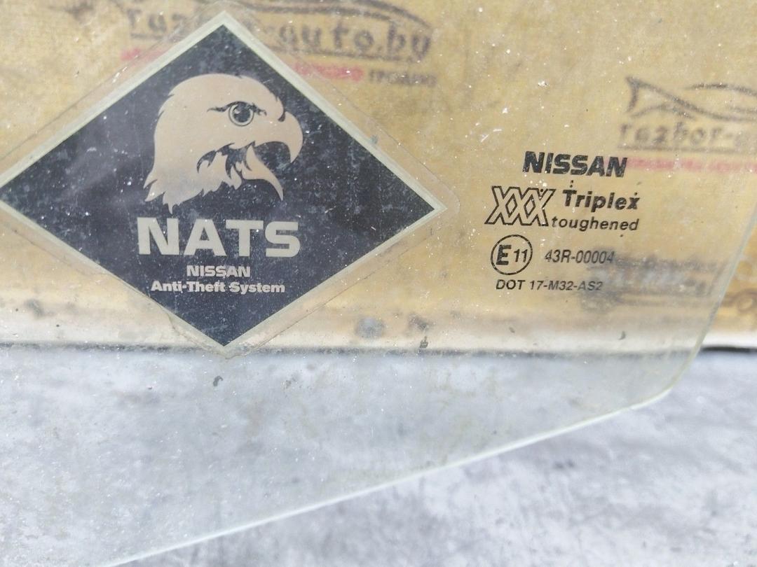 Стекло двери передней левой 09TM22 Nissan Primera - Фото 1