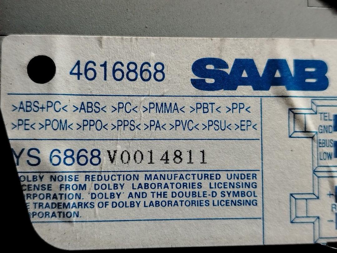 Магнитола 4RFZ8A Saab 9-5 - Фото 5