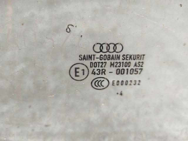 Стекло двери задней правой 2JV4N6 Audi A4 купить в магазине запчастей бу