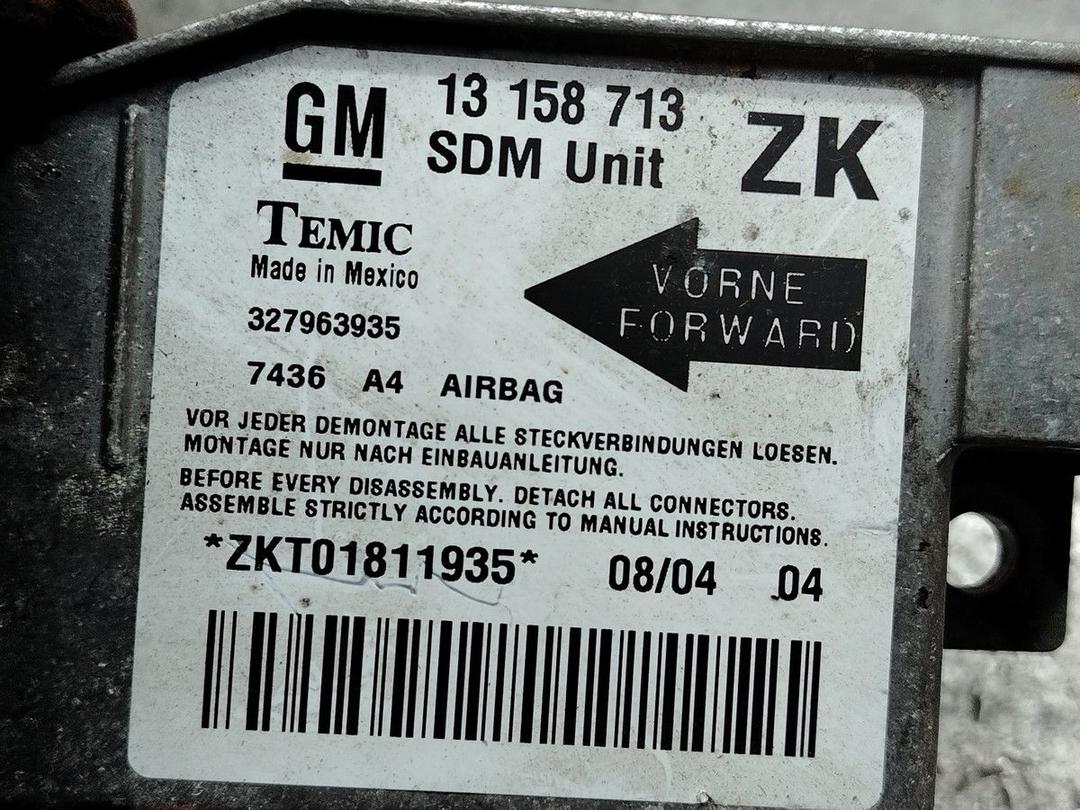 Блок AirBag VU6S3S Opel Meriva - Фото 4
