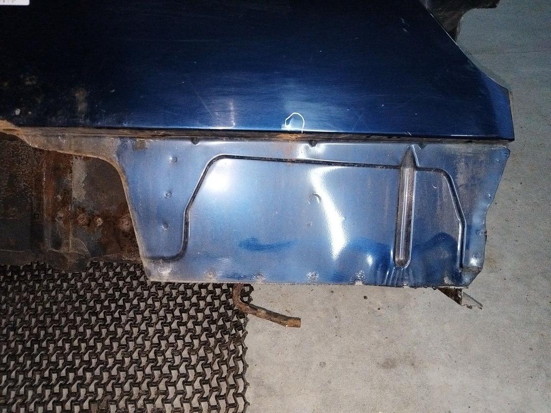 Крыло заднее левое F38PI9 Peugeot 406 - Фото 4