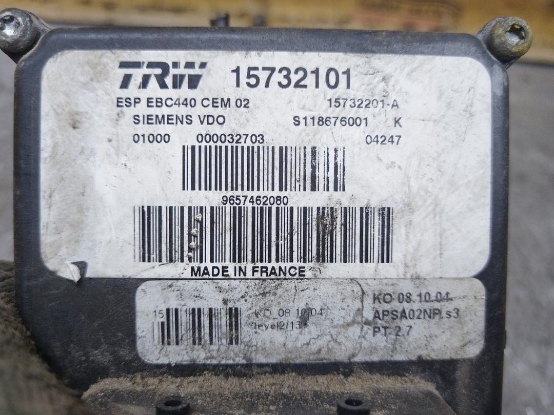 Блок ABS 8W0SLR Peugeot 407 - Фото 5