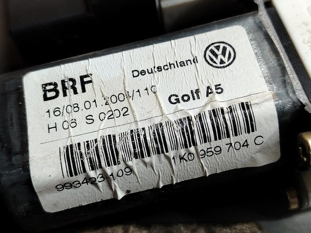 Стеклоподъемник электрический задний правый 8EE8VR Volkswagen Golf - Фото 4