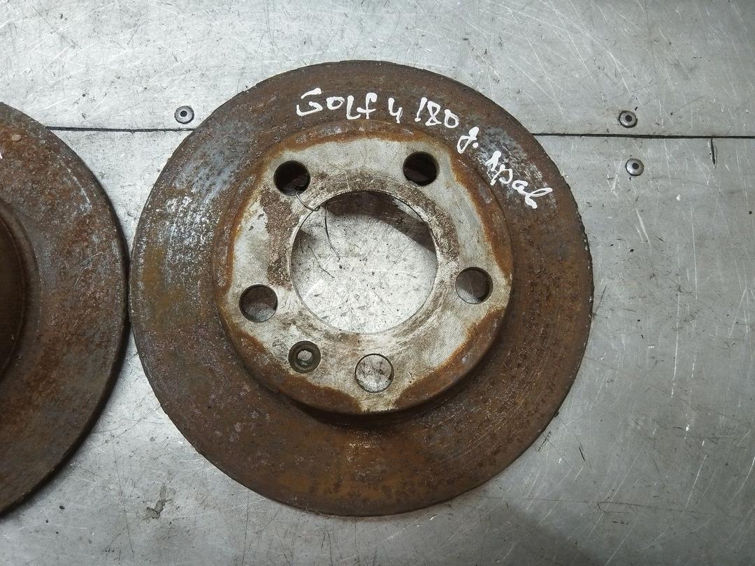Диск тормозной задний 39FW4L Volkswagen Golf - Фото 3