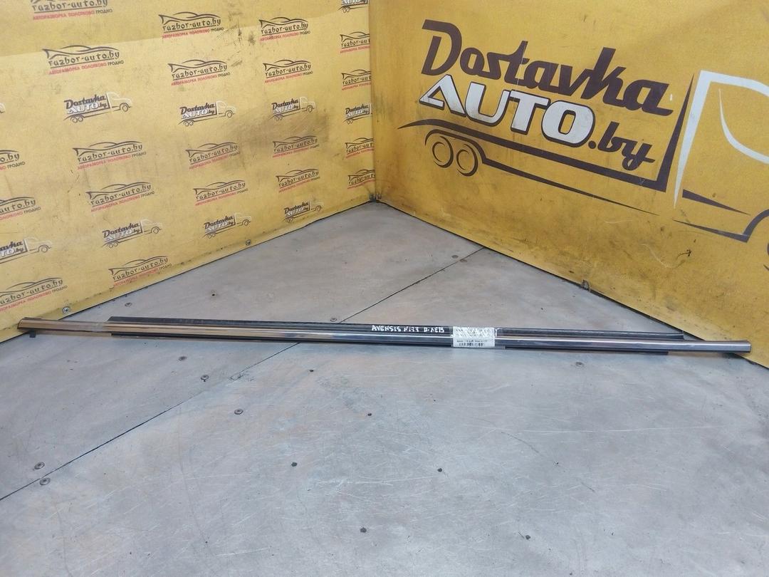 Молдинг стекла двери передней левой наружный AI4W6K Toyota Avensis