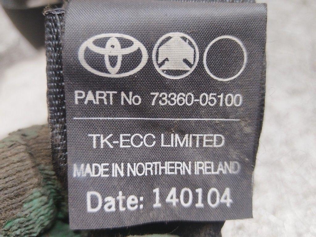 Ремень безопасности задний правый DZ6SN2 Toyota Avensis - Фото 5