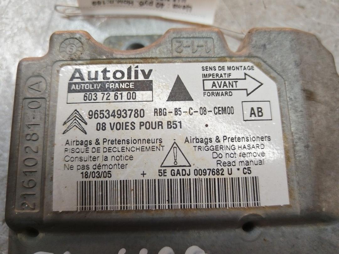 Блок AirBag 091ZKU Citroen C4 - Фото 4