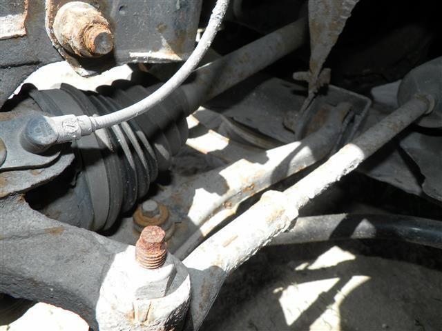 Полуось передняя левая (приводной вал, ШРУС) 1778F8