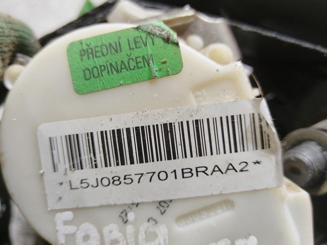 Ремень безопасности передний левый PBI09N Skoda Fabia купить на авторазборке