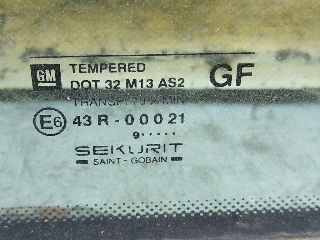 Стекло кузовное боковое левое 57BX8I Opel Astra - Фото 2