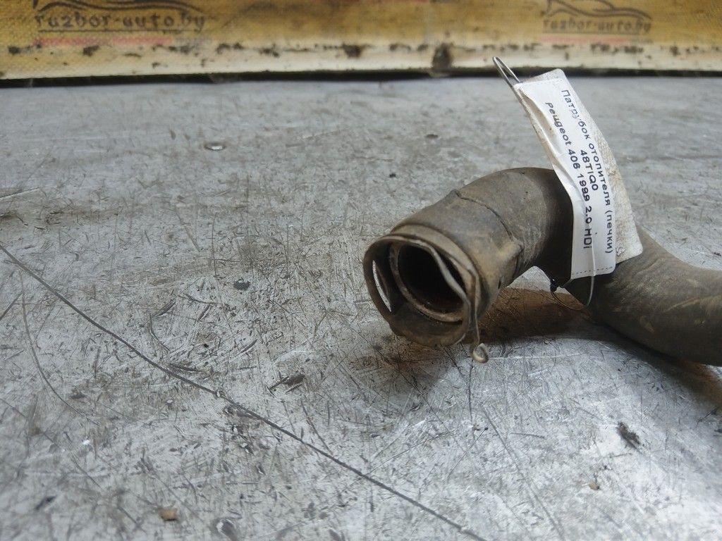 Патрубок отопителя (печки) 48TIQ0 Peugeot 406 - Фото 4