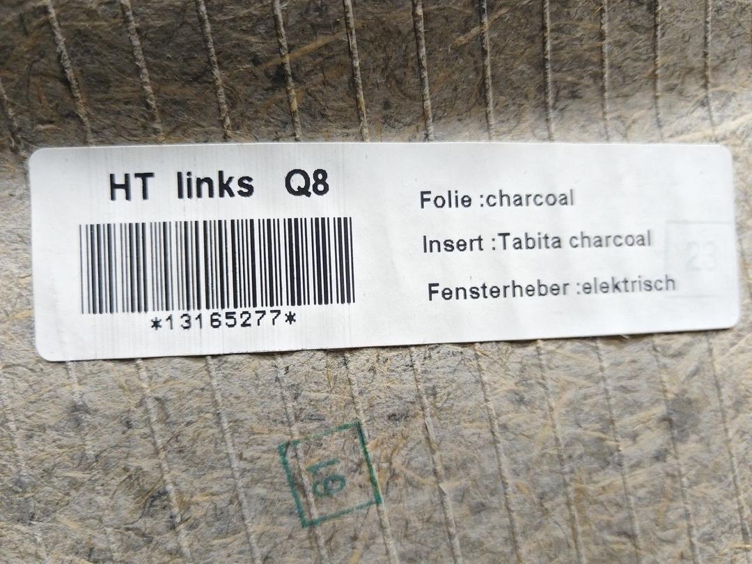 Обшивка двери задней левой (дверная карта) H1SXJ0 Opel Zafira купить в магазине запчастей бу