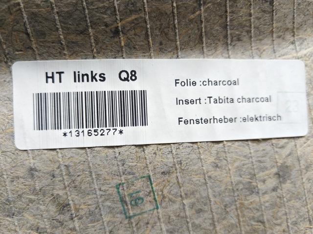 Обшивка двери задней левой (дверная карта) H1SXJ0 Opel Zafira купить в магазине запчастей бу