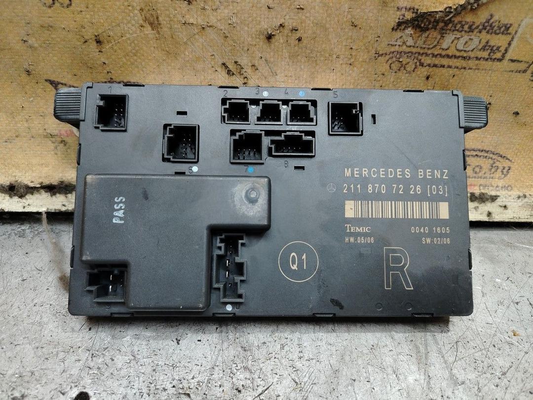 Блок управления двери передней правой SC7634 Mercedes E W211 - Фото 1