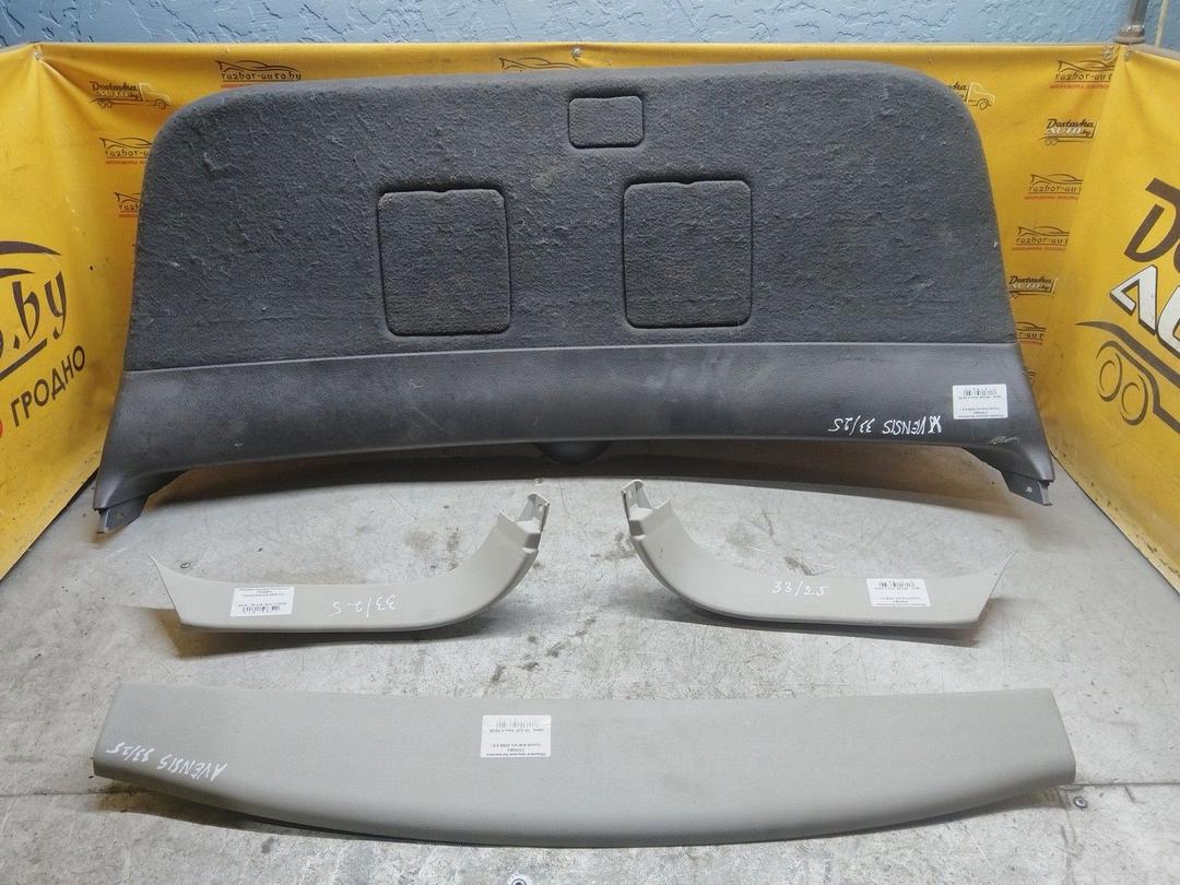 Обшивка крышки багажника F3MQE4 Toyota Avensis купить