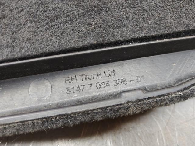 Обшивка багажника X5GLY2 BMW X5 E53 купить на авторазборке