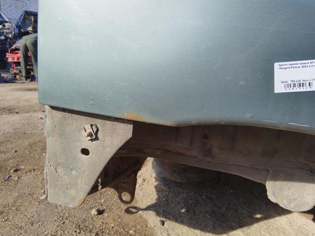 Крыло заднее правое SFIF21 Peugeot Partner купить с доставкой