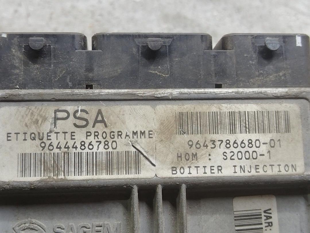 Блок управления двигателем NFN5EJ Citroen Xsara Picasso - Фото 5