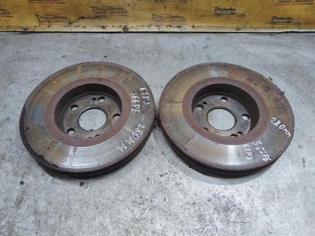 Диск тормозной передний YJ5Q07 Renault Espace купить с доставкой