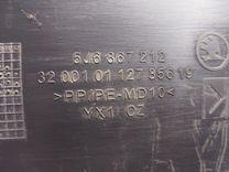 Обшивка двери задней правой (дверная карта) E0QEF1 Skoda Fabia купить на авторазборке