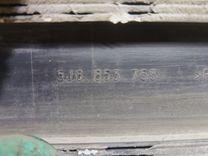 Молдинг двери задней левой 4YIA2P Skoda Fabia купить с доставкой