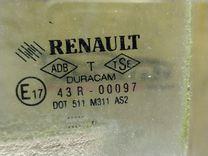 Стекло двери задней левой 1W356Y Renault Megane - Фото 2
