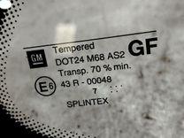 Стекло кузовное боковое правое 211D4J Opel Vectra - Фото 2