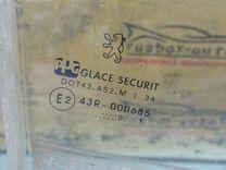 Стекло двери задней правой 7E756A Peugeot 406 - Фото 2