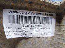 Обшивка двери передней правой (дверная карта) 08JB0P Opel Astra купить на авторазборке