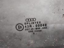 Стекло двери задней левой MNRFL2 Audi A4 - Фото 3