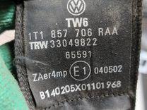 Ремень безопасности передний правый 7XQ89L Volkswagen Touran - Фото 4