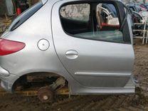 Стекло двери задней правой DAR7T2 Peugeot 206