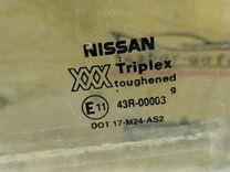 Стекло двери передней левой 09TM22 Nissan Primera - Фото 5