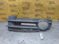 Заглушка (решетка) в бампер передний EJ08DR Volkswagen Caddy